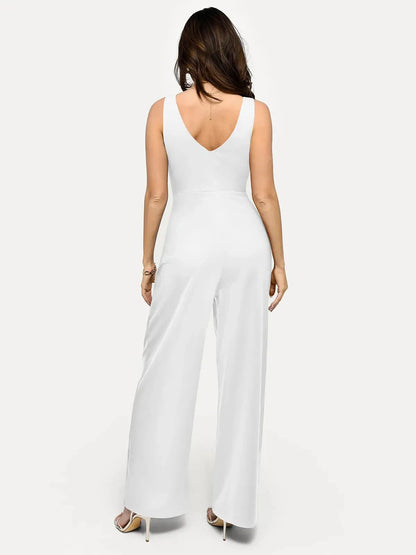 Shapewear Slimming Wide-Leg Jumpsuit