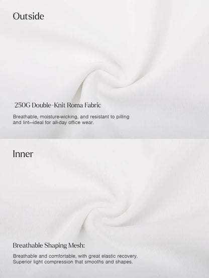 Shapewear Square Neck Sculpting A-Line Mini Dress