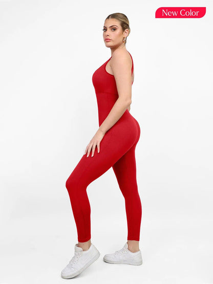 Shapewear Seamless Long Sleeve & Square Neck Sleeveless Jumpsuits