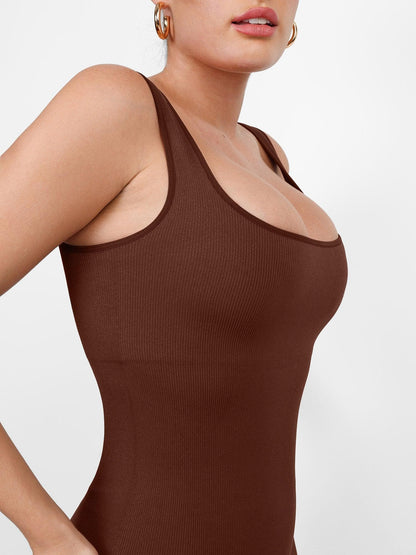 Shapewear Seamless Long Sleeve & Square Neck Sleeveless Jumpsuits