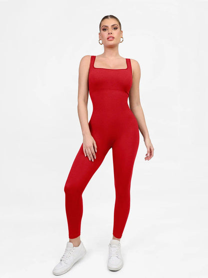 Shapewear Seamless Long Sleeve & Square Neck Sleeveless Jumpsuits