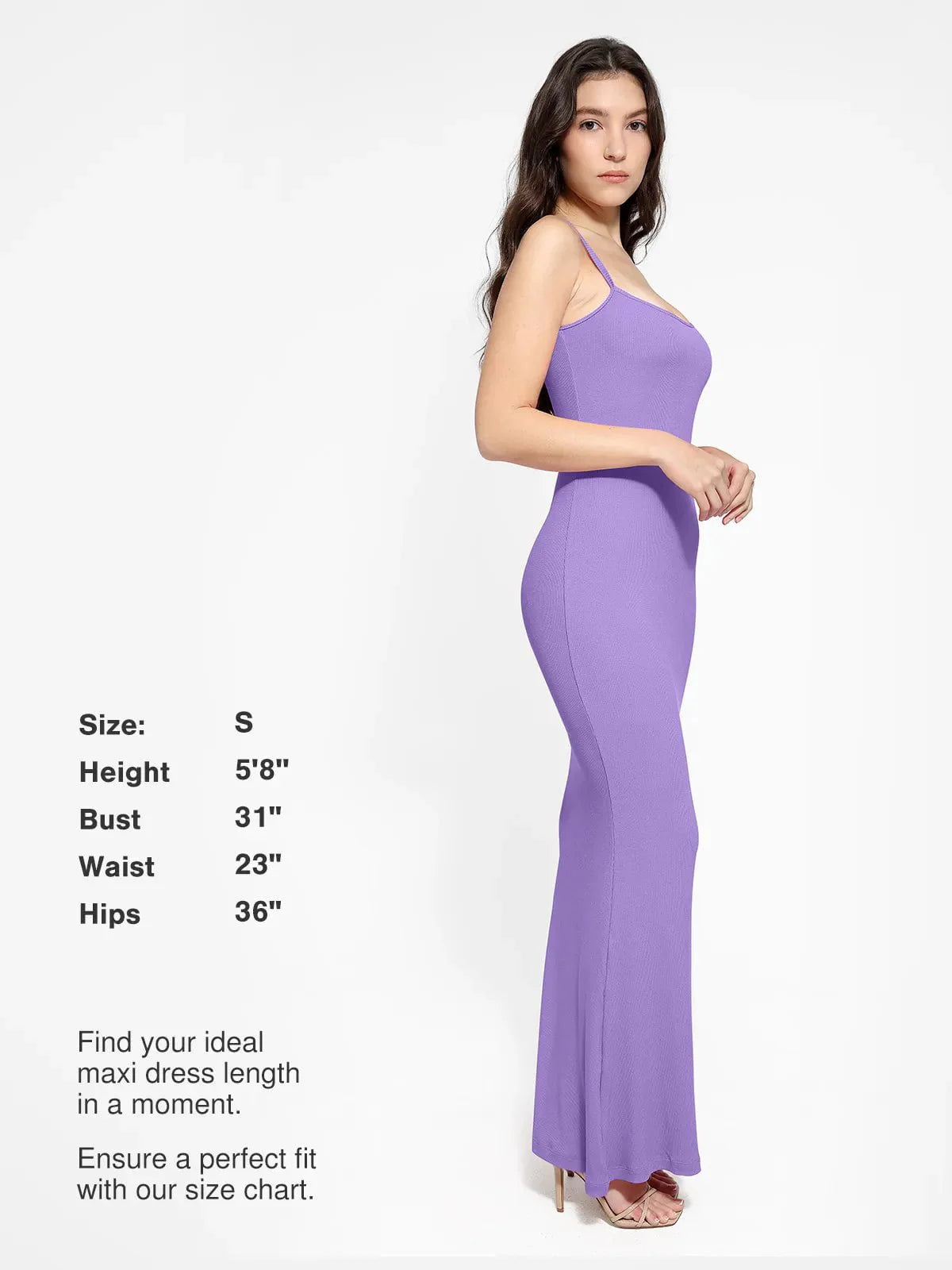 Shapewear Modal Slimming Maxi Slip Dress For Insiders