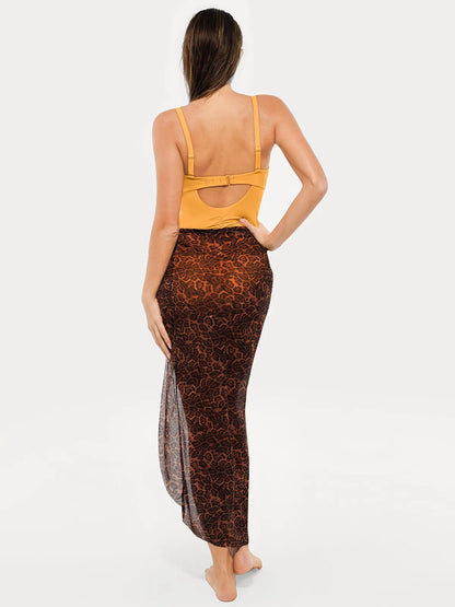 Twist & Shirred Sculpting One-Piece with Removable Straps