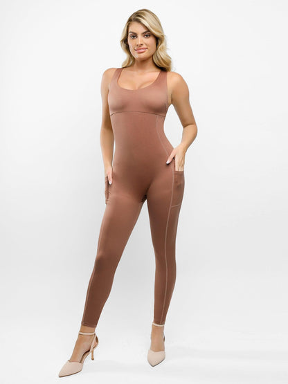 The Shapewear Jumpsuit U-Neck One Piece Thigh Slimming For Insiders