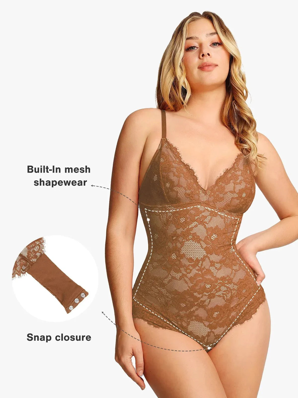 Sexy Lace Bodysuit Shapewear
