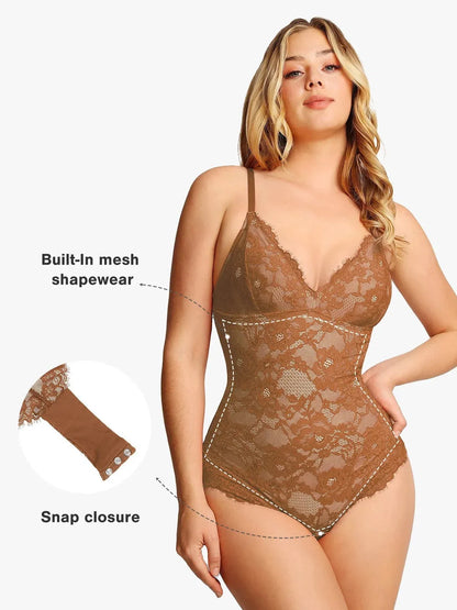 Sexy Lace Bodysuit Shapewear